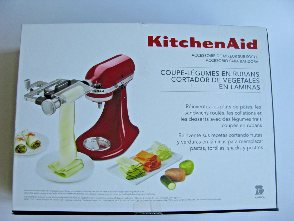 KitchenAid Vegetable Sheet Cutter Attachment KSMSCA New Open Box