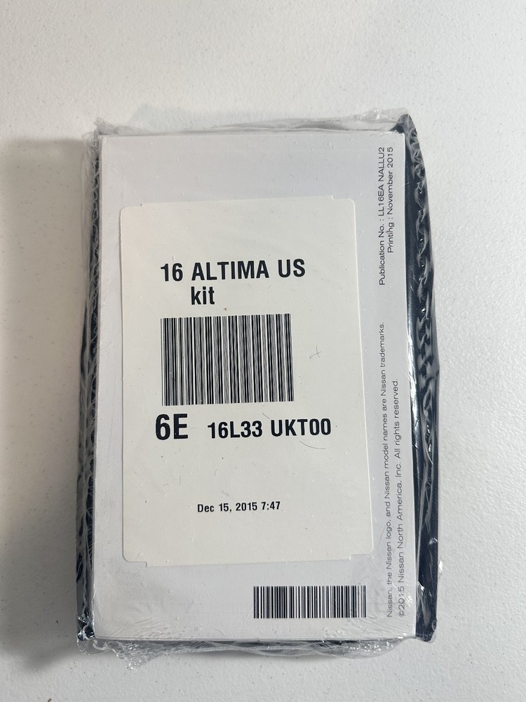 2015 Nissan Altima Owner's Manuals Set