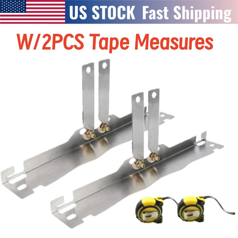 2PC Wheel Toe Alignment Tool Plate Automotive Wheel Alignment Camber Tool Silver