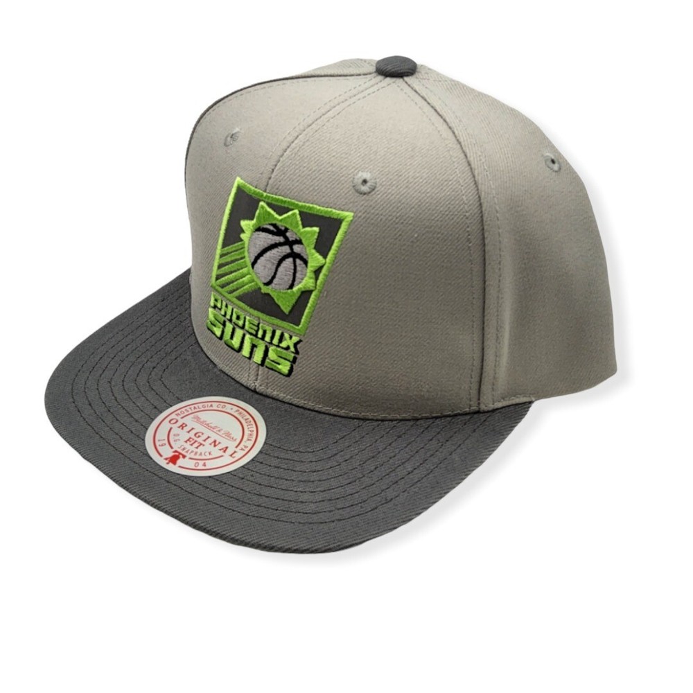Mitchell & Ness Phoenix Suns Green Bean HWC Grey Adjustable Snapback Hat Cap