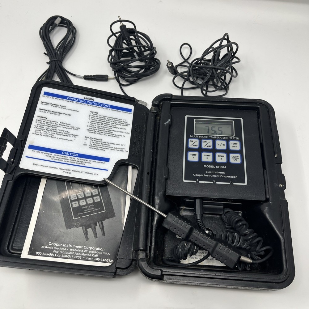 Cooper SH66A Digital Thermometer (USED)