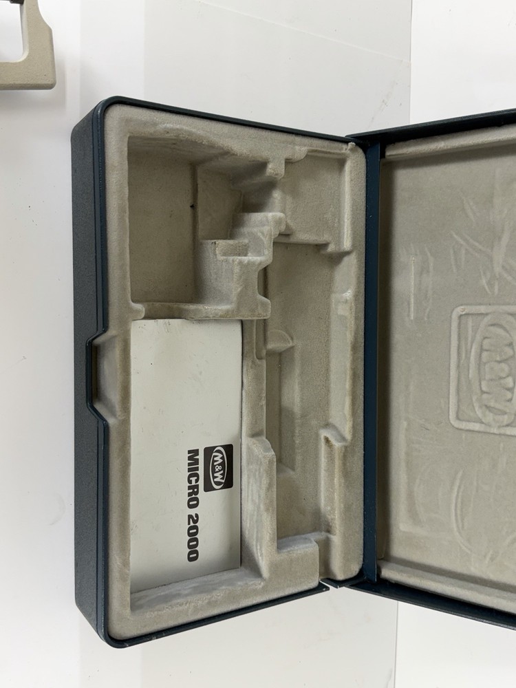 M & W Micro 2000 Electronic Hand Held Micrometer In Case