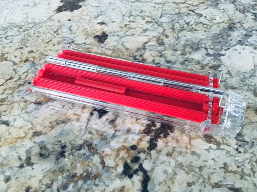 Cigarette Rolling Machine, Modern NO MESS Easy to Use King Size!- Red Color