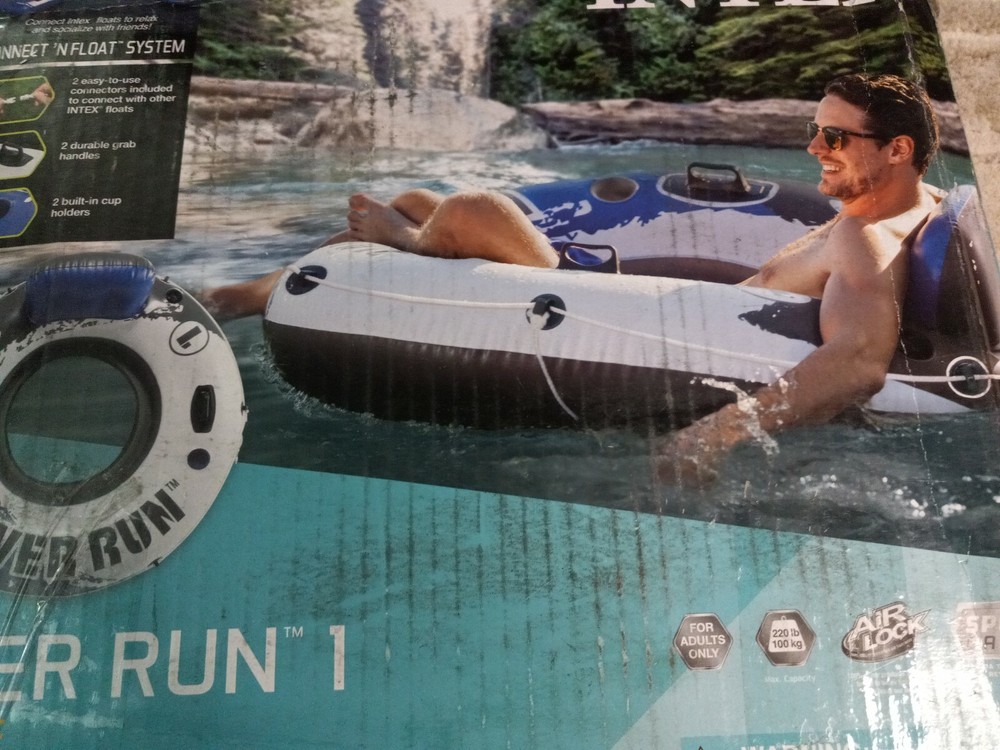 Intex River Run 1 Lounge Connect N Float System New