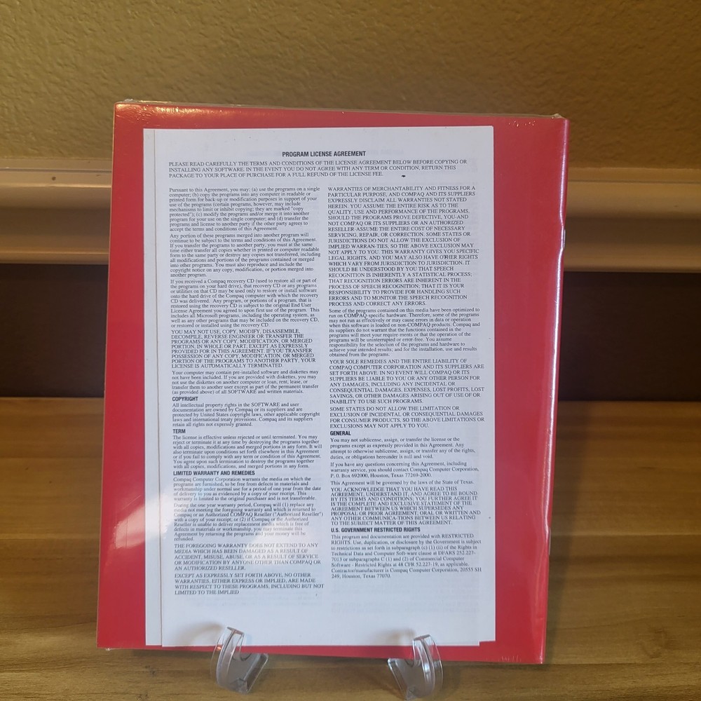 Compaq Deskpro EN Quick Setup Slim Desktop Models & Reference Library CD Sealed