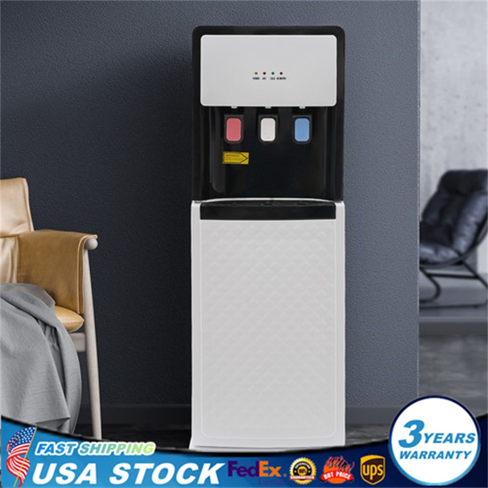 Water Dispenser Bottom Loading Water Cooler for 5 Gal Bottles w/Indicator Lights