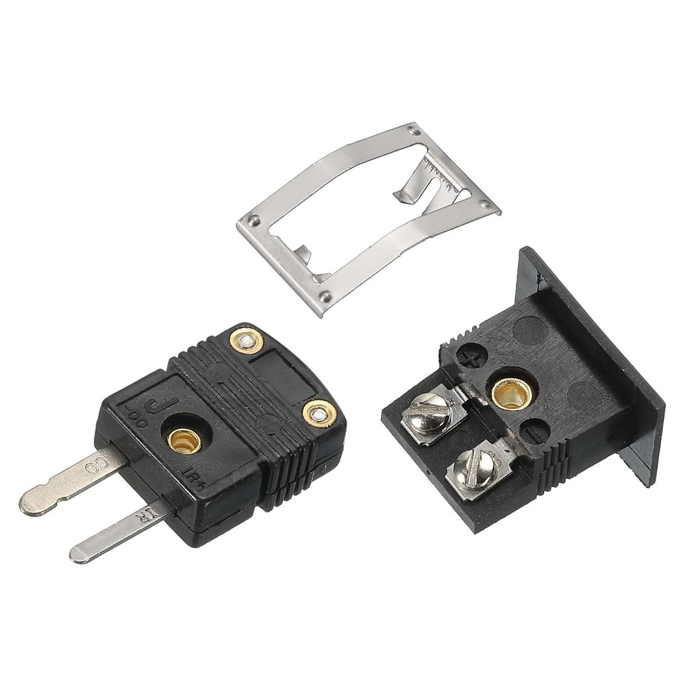 Reliable Mini J Type Thermocouple Connector - 220°C Screw-In Mounting Solution