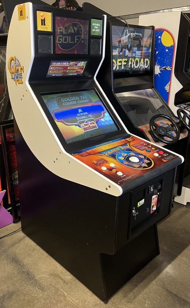 GOLDEN TEE ARCADE MACHINE by IT (Excellent Condition)
