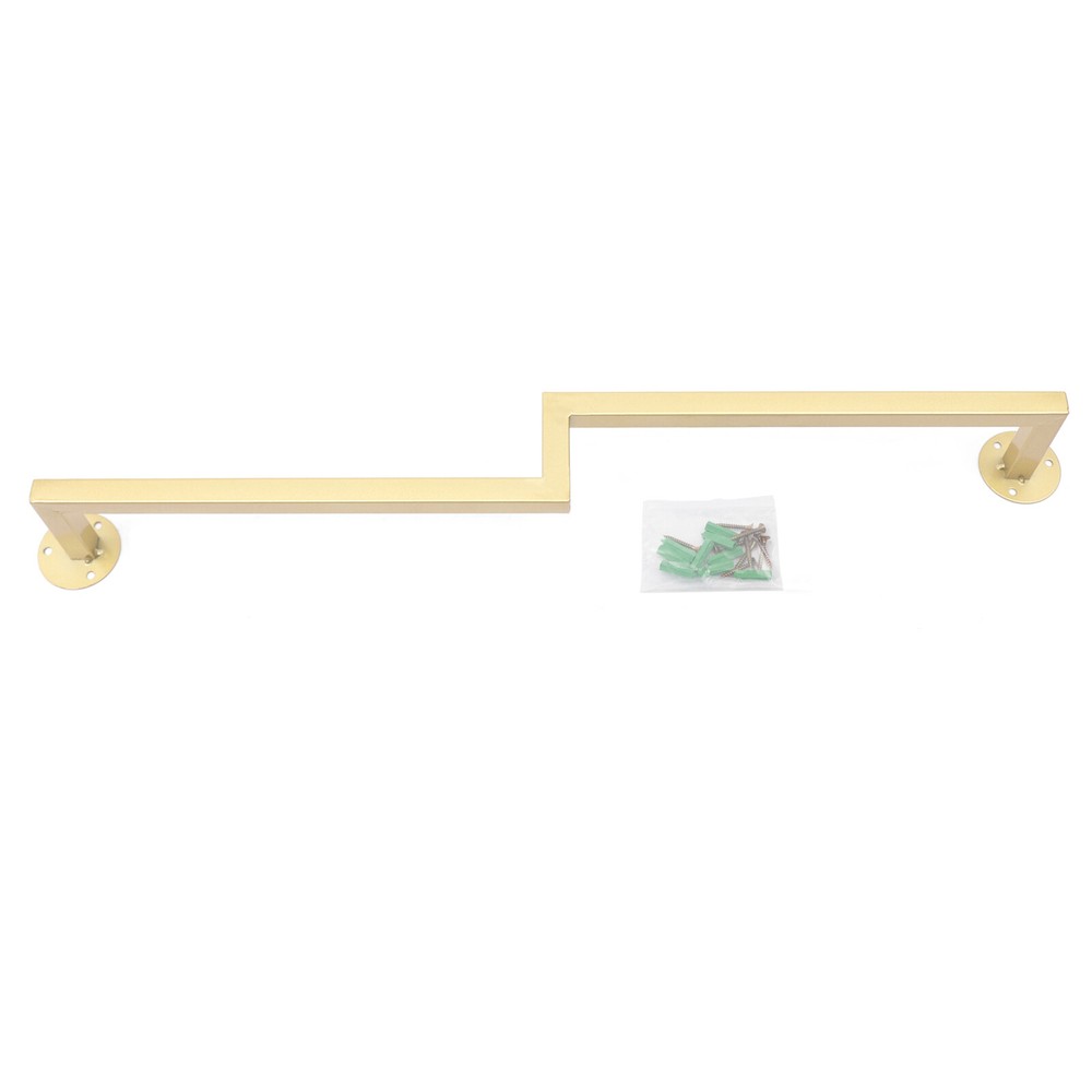 Clothes Display Rack Gold Garment Rack Modern Storage Wall-Mounted Clothes Store