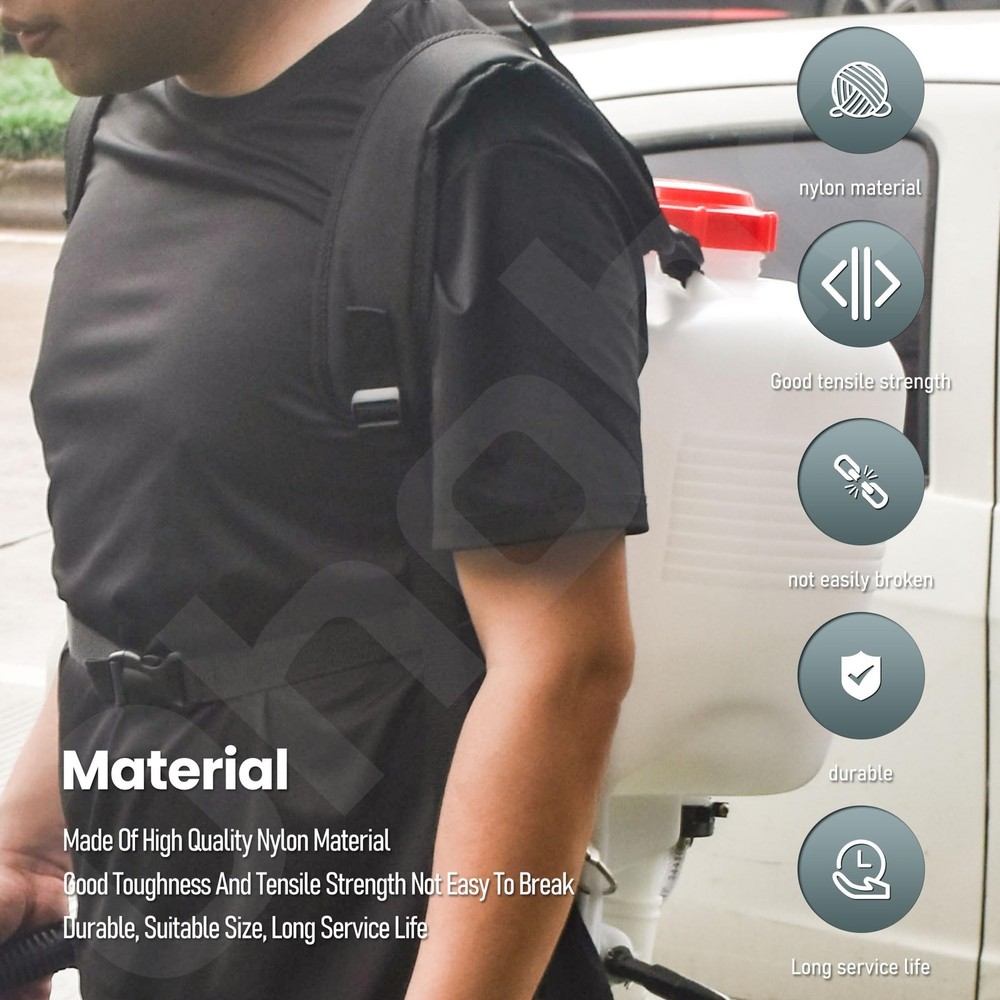 Backpack Sprayer Replacement Straps for Chapin & Craftsman Durable Black