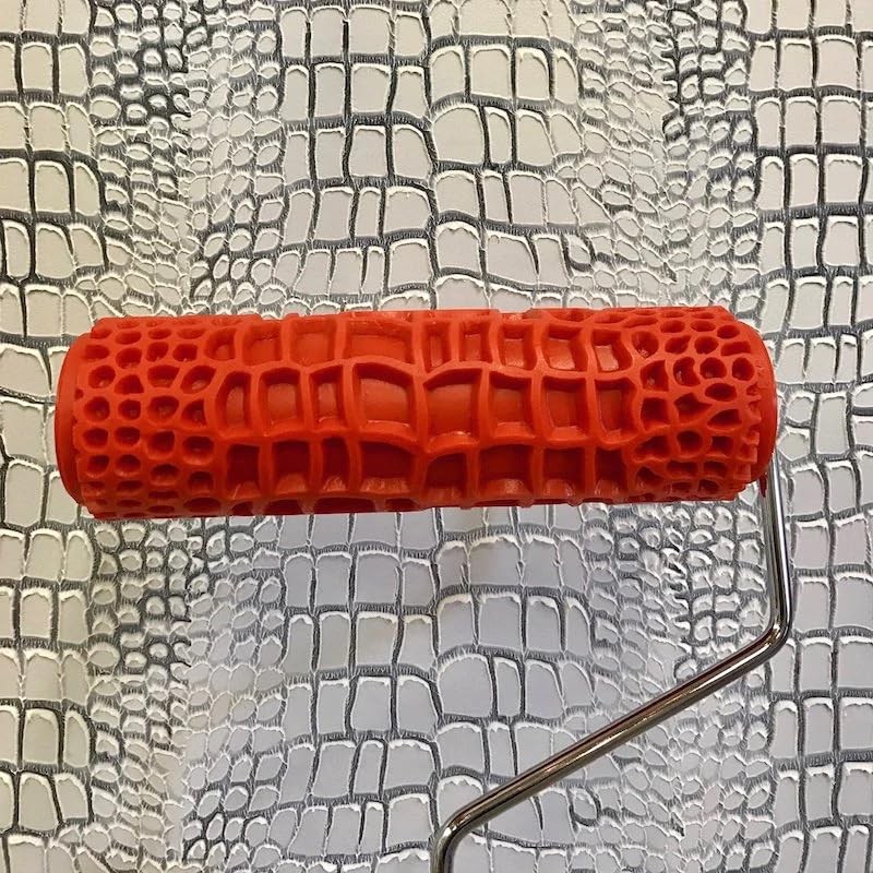 Decorative Art Texture Roller - 7" Roller (Crocodile Skin Pattern)