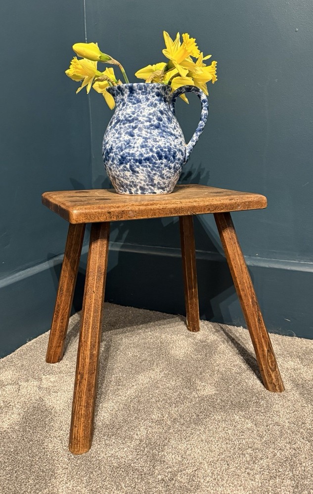 Beautiful 19th Century Oak Milking Stool