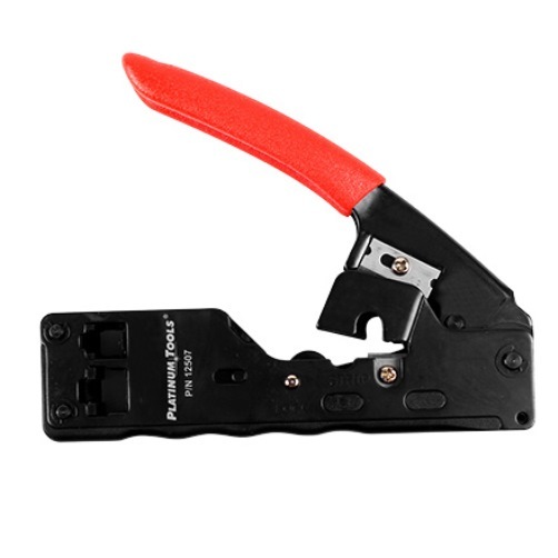 *OPEN BOX* Platinum Tools® 12507C Tele-Titan™ Modular Plug Crimp Tool