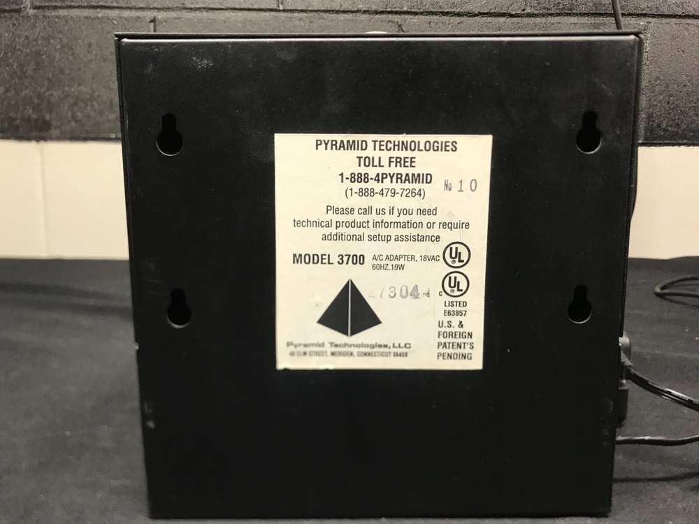 Pyramid 3700 Time Clock and Document Stamp - Black