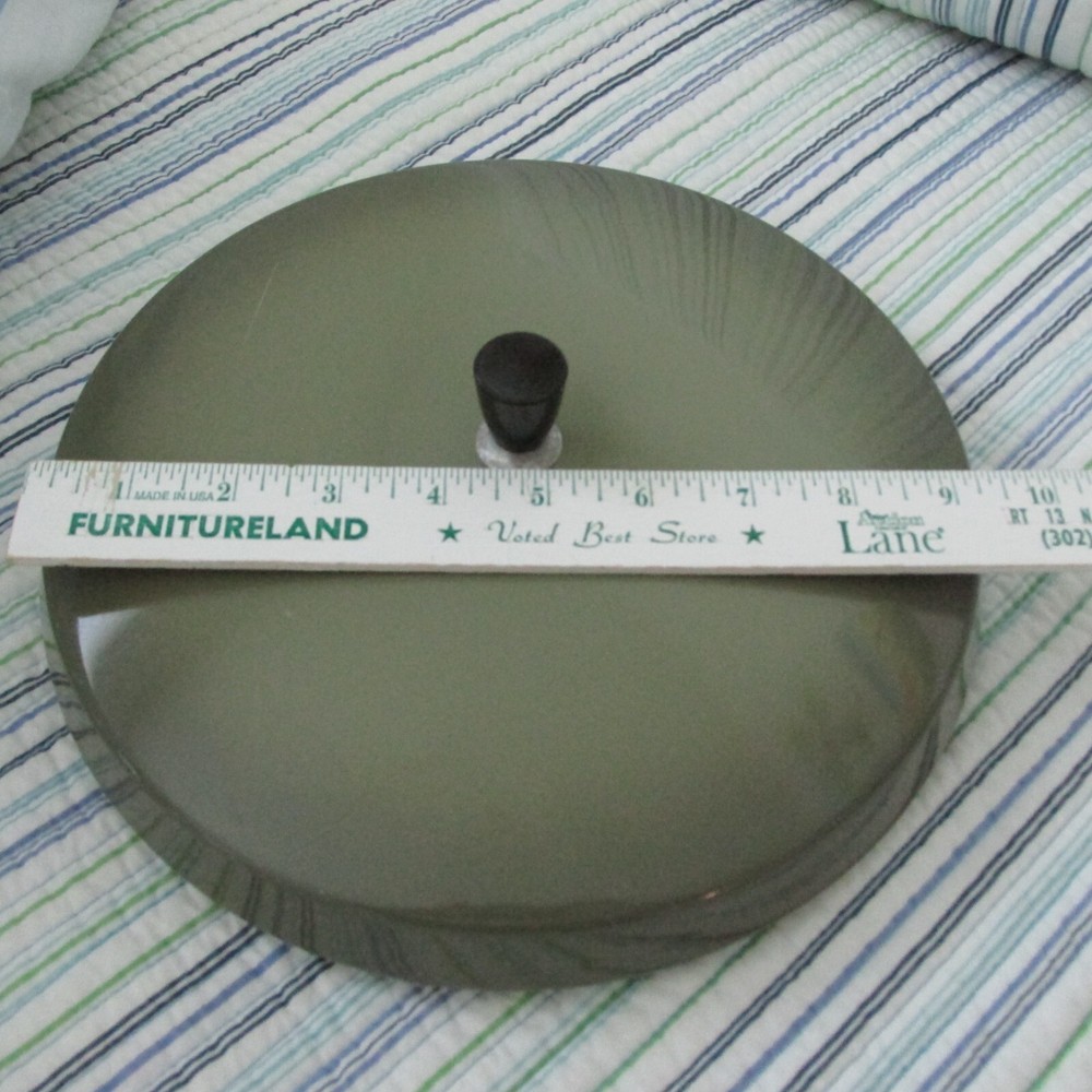 Vintage Regal Ware Aluminum 9-3/4" Replacement Lid Avocado