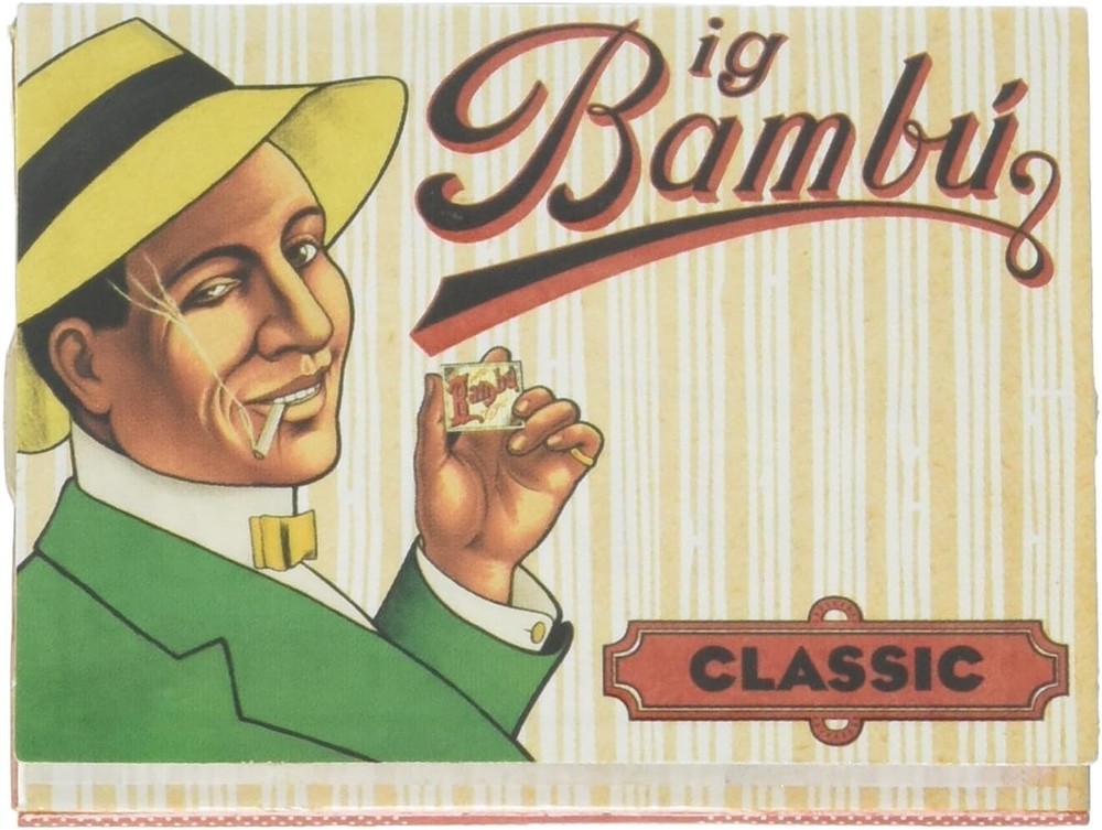 4 Packs Booklets of Big Bambu Cigarette Rolling Papers