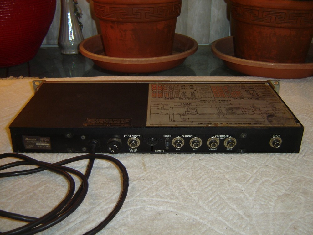 Ibanez HD1500, Harmonics, Delay, FX, Vintage Rack