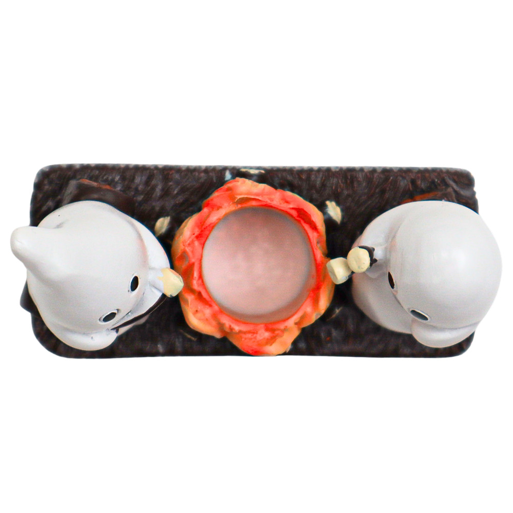 Ghost Campfire Flickering Flame Night Light - Spooky Haunted Decor Nightlight