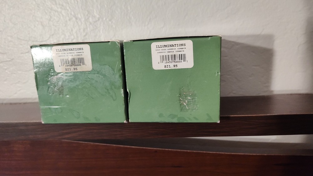 2 Goddess Ritual Candles