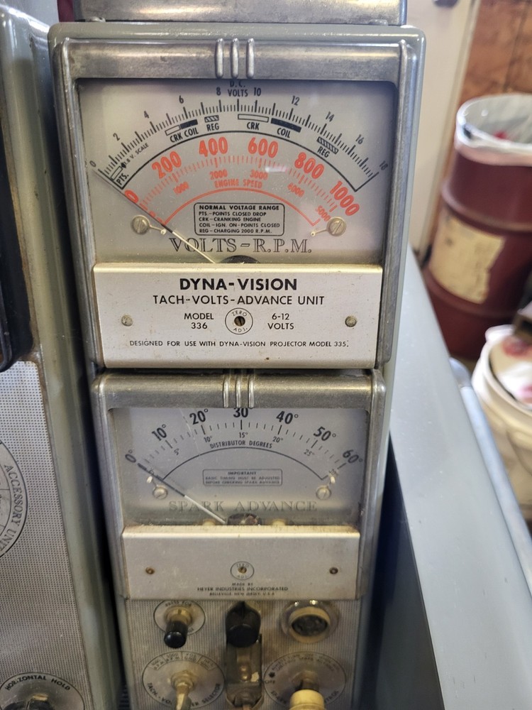 Vintage Heyer Dyna-Vision Engine Analyzer