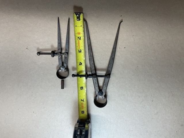 2  Vintage Spring Caliper Inside and Outside