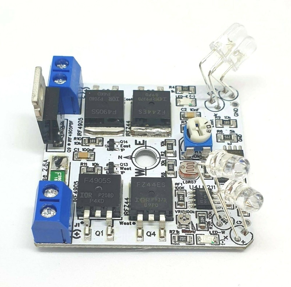 MK III 12V 3Amp Single Axis Solar Panel Sun Tracking Analog Controller Board DIY