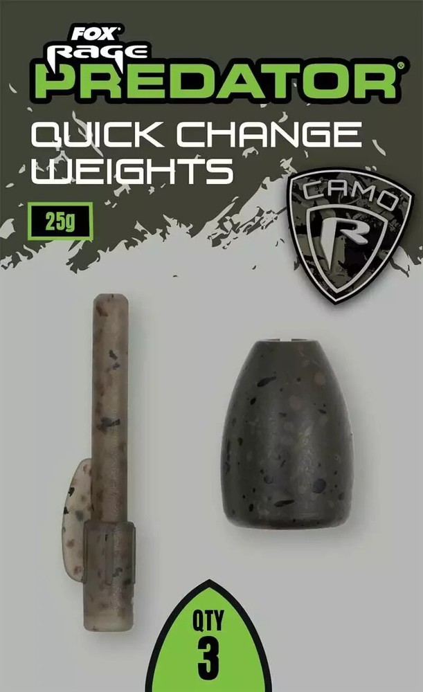 Fox Rage Predator Quick Change Weights - All Sizes