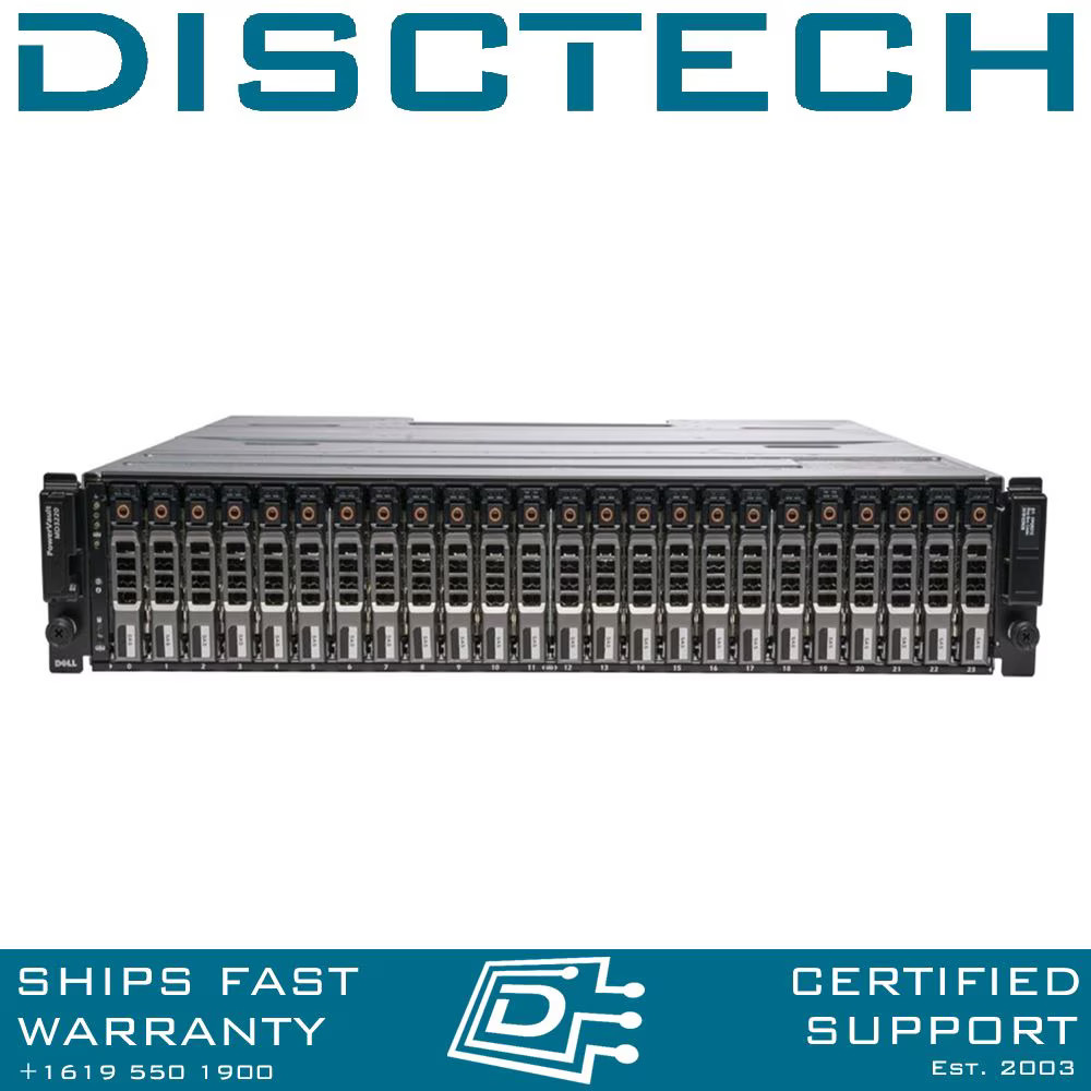 Dell Powervault MD3220 2U 6Gbps SAS Storage Array - 24 Bays