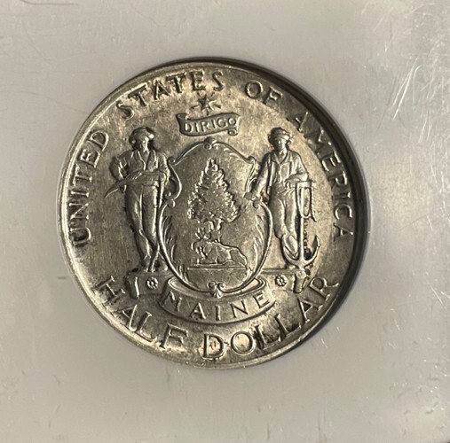 U.S. - 1920 Silver Maine Commemorative Half Dollar (NGC MS 64)