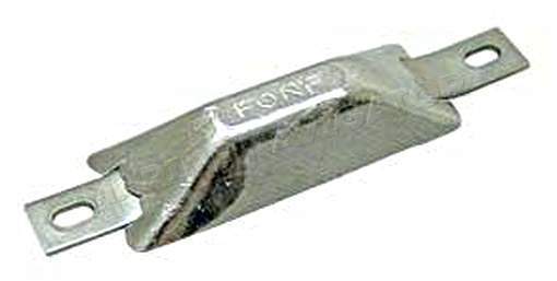 Marine instruments Aluminum hull anodes flat rectangular about 155mm