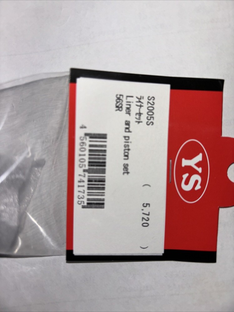 YS 56SR PISTON & LINER SET NIP