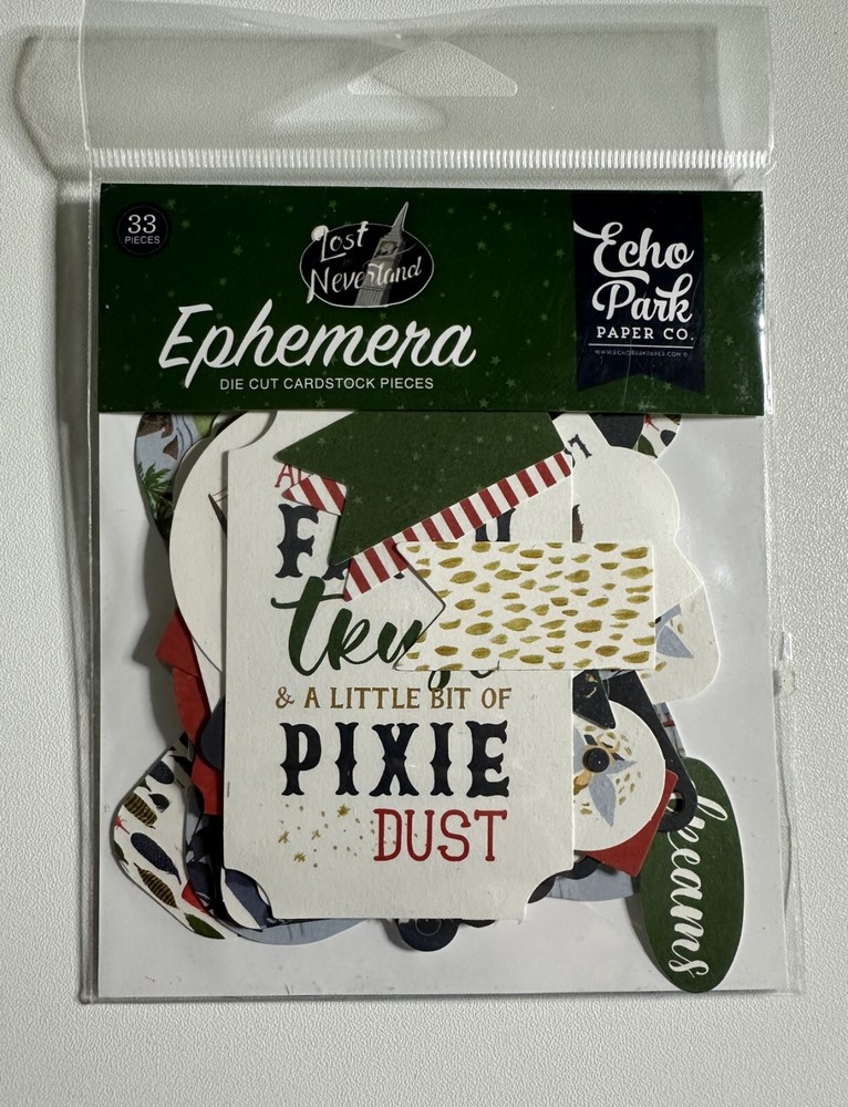 Echo Park Ephemera Die Cut Packs Multiple Variations Available-You Choose