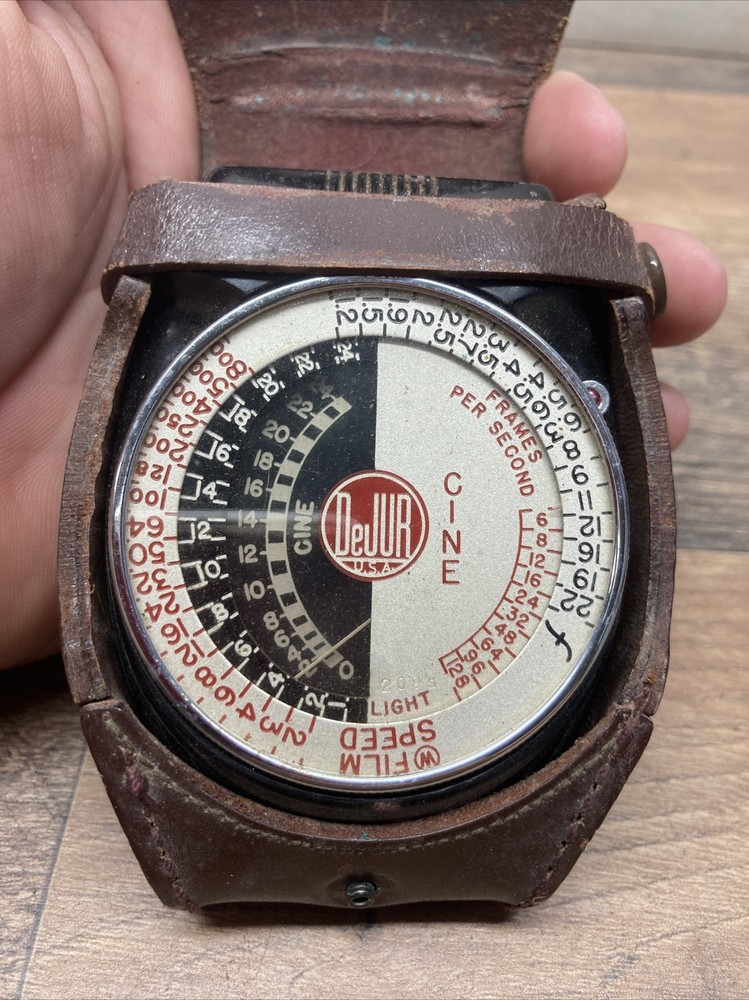 Vintage DeJUR Light Exposure Meter Model 40. Working.