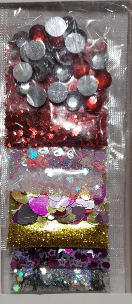 Creatology Valentines Sparkle Embellishment Kit, 37 Pcs