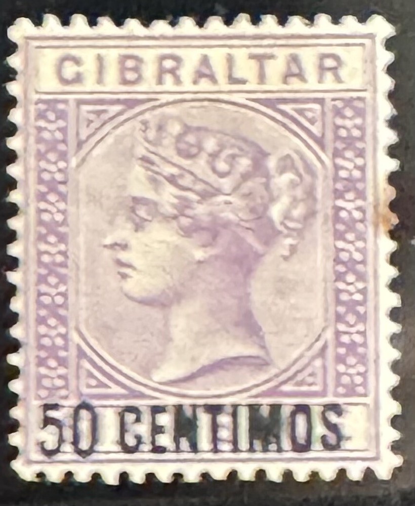 DP Stamps Gibraltar 1889 SC 27 Mint