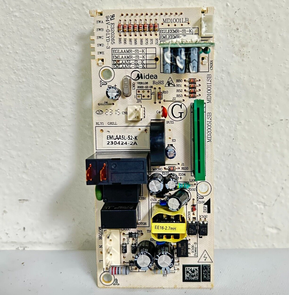 Genuine EMLAA5L-S2-K Main Control Board & Display FROM Sharp SMC1452CH Microwave