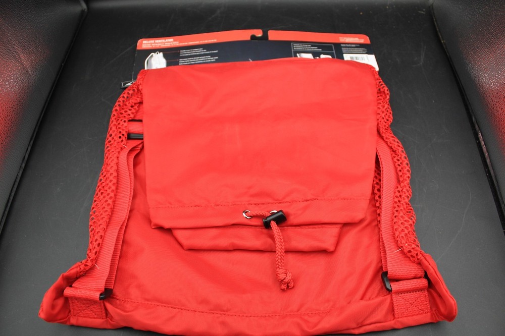 Speedo Deluxe Ventilator Mesh Equipment Bag Quick Drying Black Backpack Strap