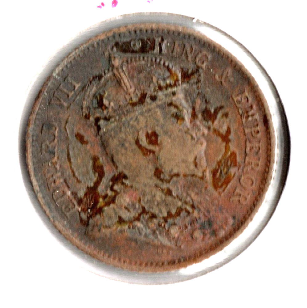Coin Straits Settlements 1/4 Cent 1908 KM17