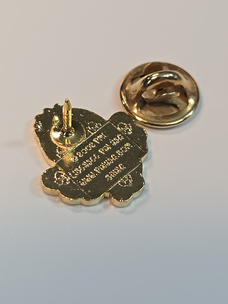 Bluebird Lapel Pin Small Size Pink & Blue Colors