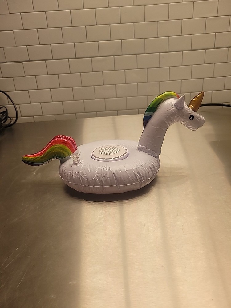 Pool Float Bluetooth Speaker Unicorn /New