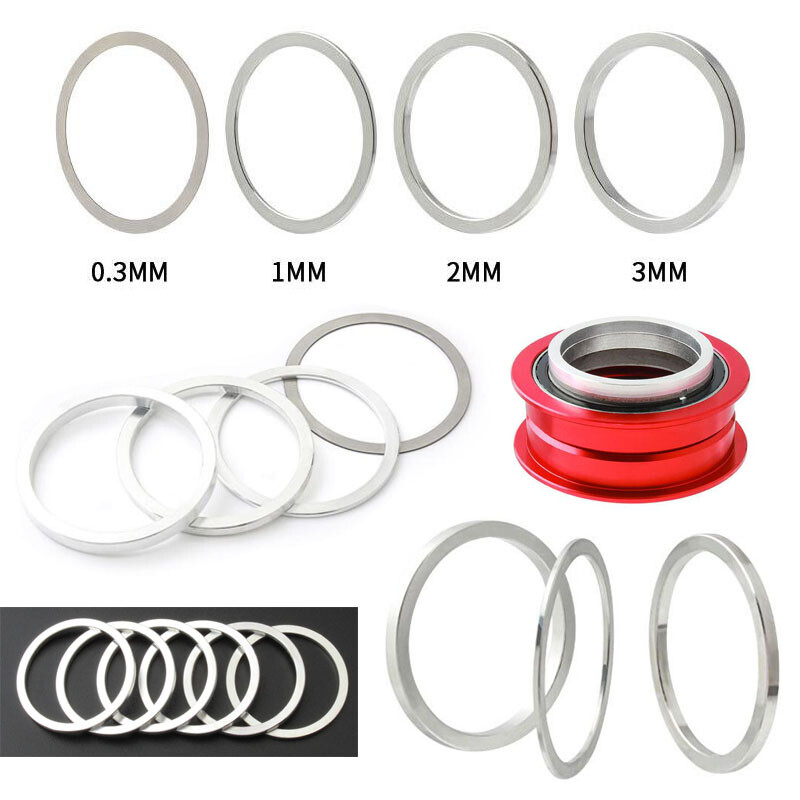 Thickness 0.3/1/2/3mm Frame Fork Clearance Gasket Bike Headset Adjusting Washer