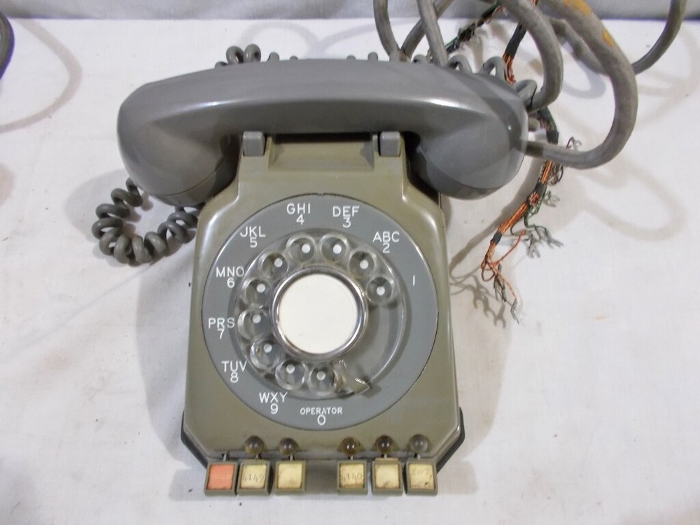 Two (2) Stromberg Carlson Office Telephones - One with Junction Box