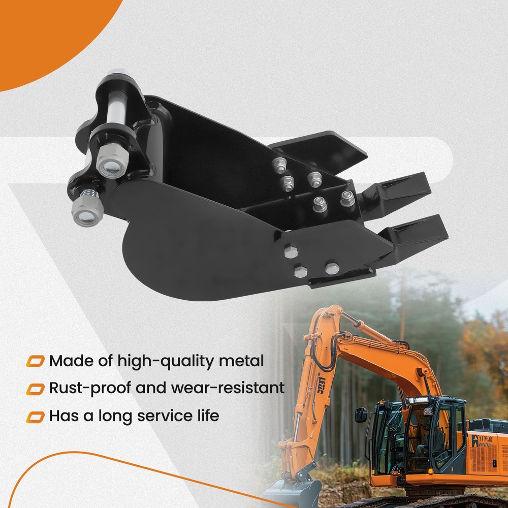 Narrow Bucket Accessory Digger Attachment 2-teeth For For Mini Excavators Digger