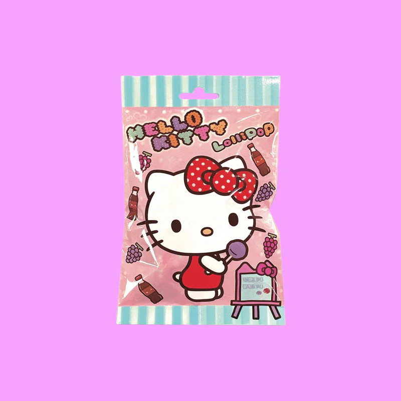 Hello Kitty Lollipop Cola & Grape Flavor 78g (Taiwan) Exotic Snacks