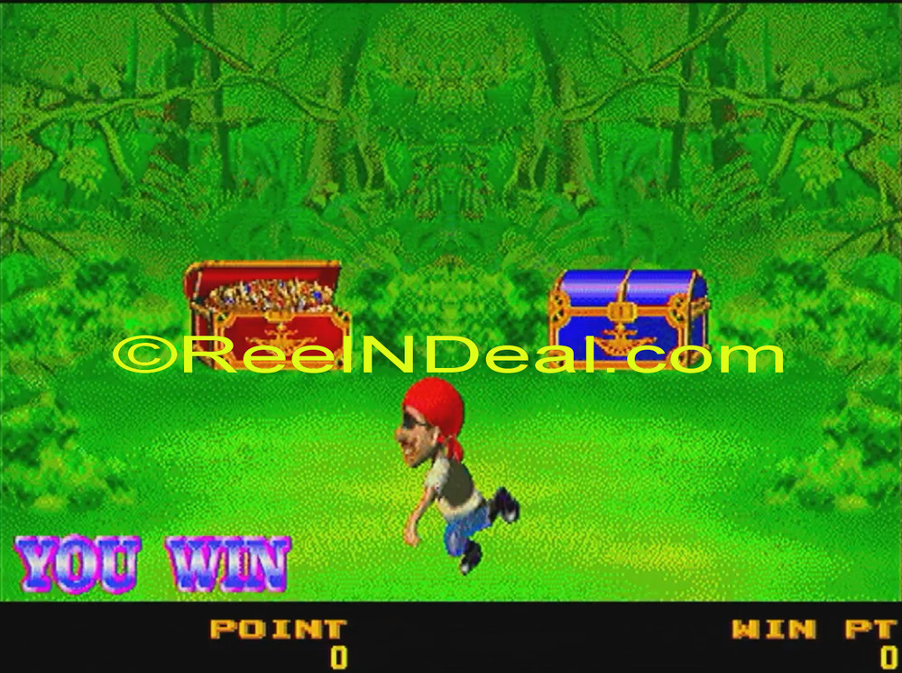 Amcoe Pirate 2001 Cherry Master 8-Liner Slot Machine Optional Skill Spin & Hold