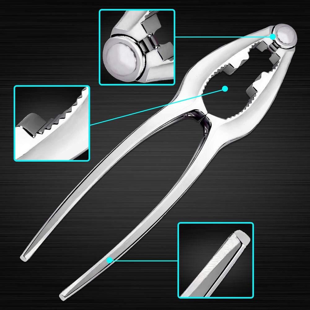 Crab Leg Crackers Tools 2-Set, Seafood Utensils Crackers, Forks, Cracker, 6-Pack