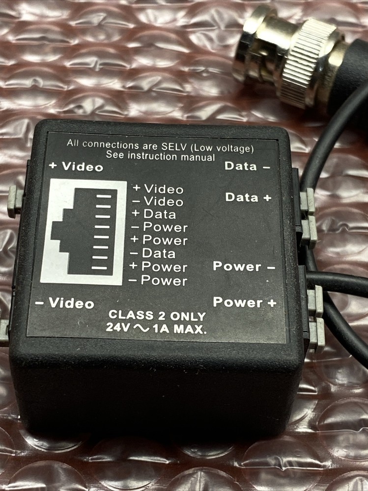 Network Video Technologies NVT NV-218A-PVD Video Transceiver With Power And Data