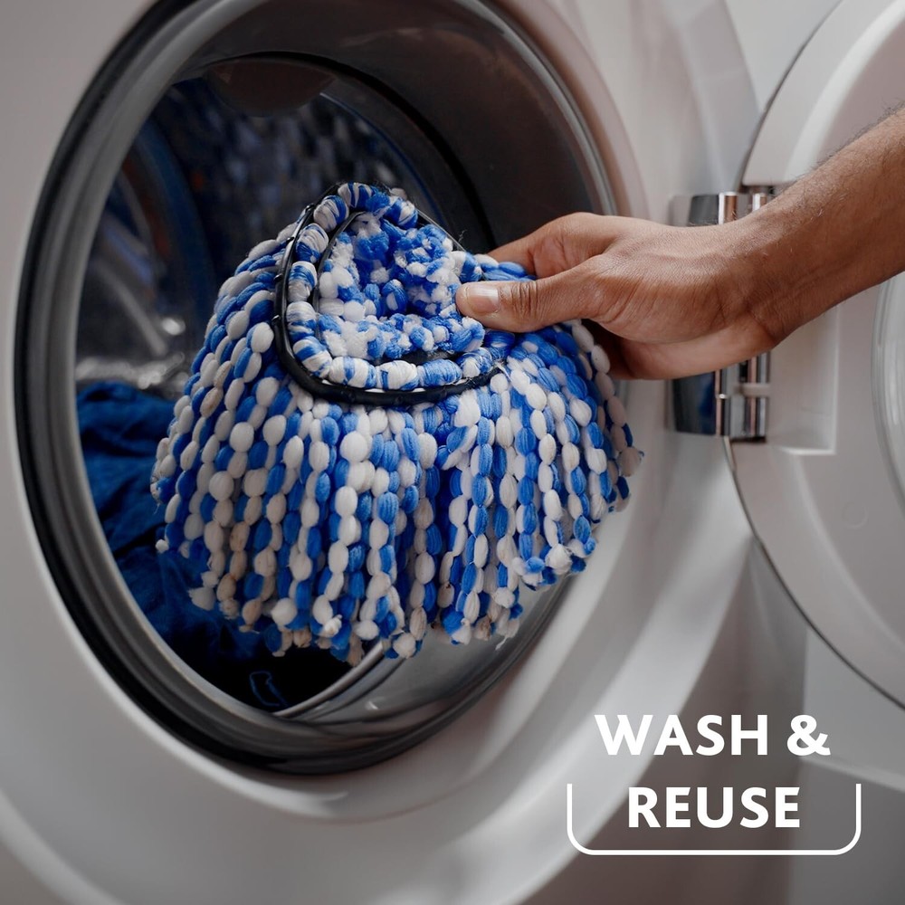O-Cedar RinseClean Spin Mop & Bucket System | Clean with Clean Water | Remove...