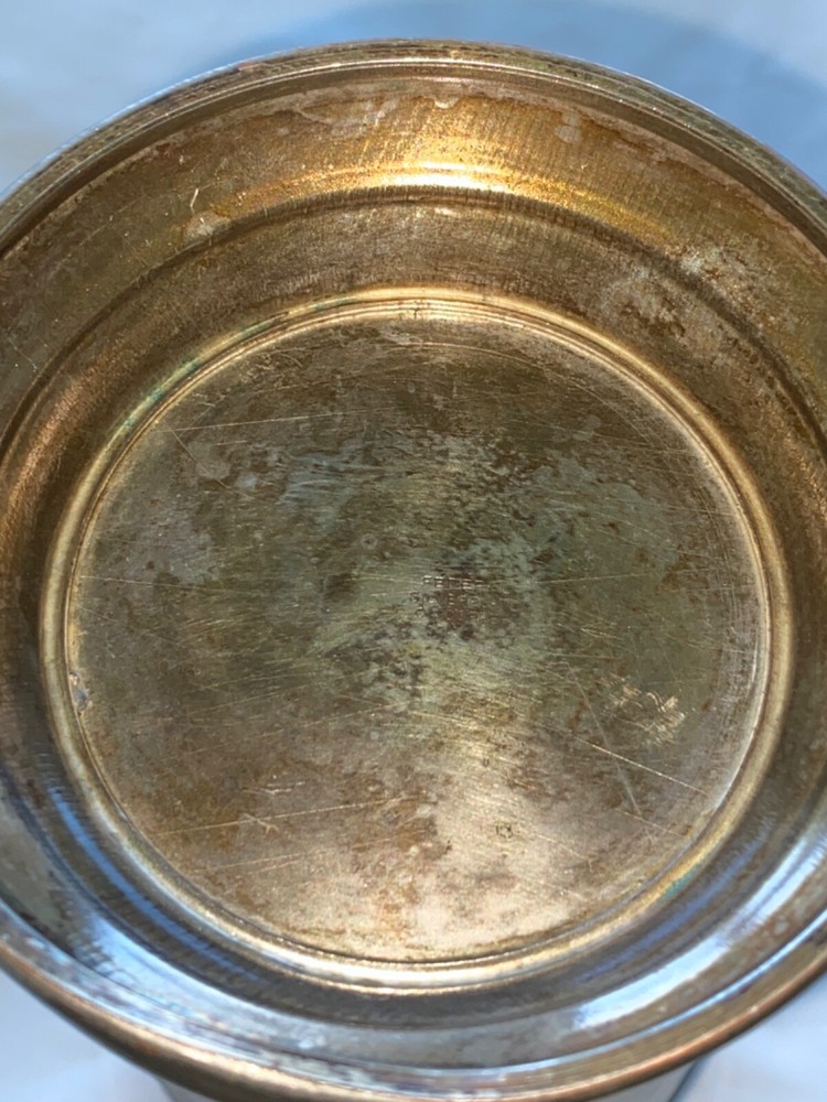 Silver Plated 10” Cocktail Shaker Crescent Silverware MFG Co 1930s