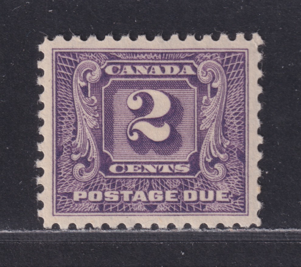 Canada Scott J7 MH OG 1930 2¢ Violet Postage Due 2nd Issue